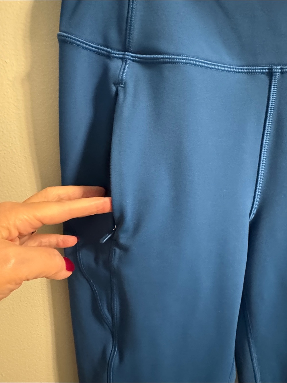 Athleta Blue Joggers with Side Pockets XXS - Picture 2 of 5